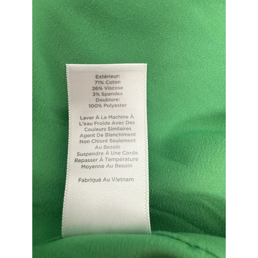 RSVP by Talbots Women's One Shoulder Fit and Flare Dress Sz 10 Green Floral #42‎ - Picture 9 of 10